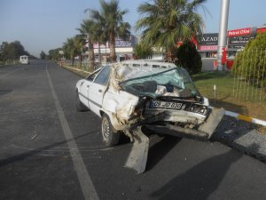 Söke’de Trafik Kazası Ucuz Atlatıldı