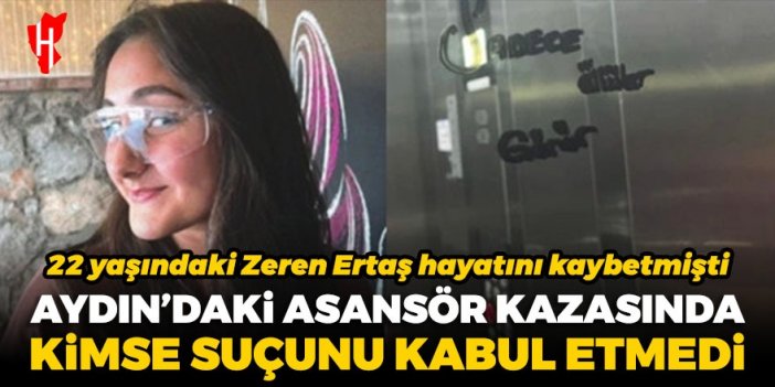 Aydın'daki asansör kazasında kimse suçunu kabul etmedi!