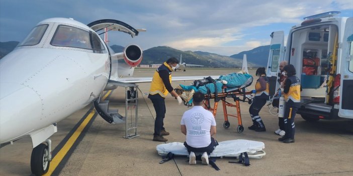 Belediye işçisi sobayı yakayım derken kendini yaktı! Ambulans uçakla sevk edildi