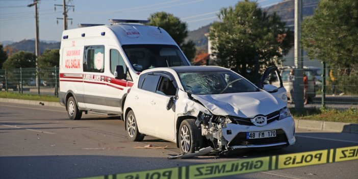 Otomobille motosiklet çarpıştı! Feci kazada 2 çocuk can verdi