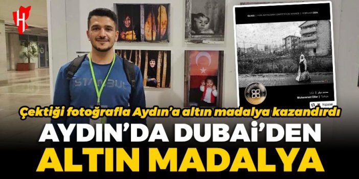 Aydın’a Dubai’den altın madalya