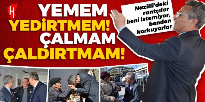 CHP Nazilli Belediye Başkan Adayı Tetik: Yemem, yedirtmem, çalmam, çaldırtmam