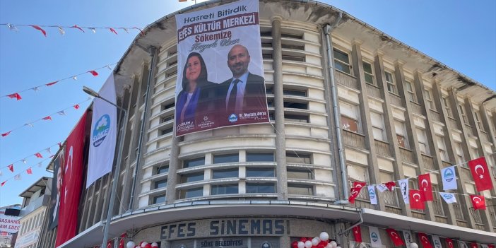 Aydın'da eski Efes Sineması kültür merkezi olarak hizmete açıldı