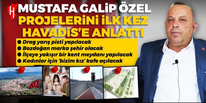 Mustafa Galip Özel projelerini ilk kez Havadis’e açıkladı