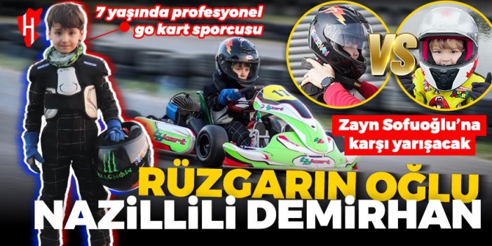 Nazillili Demirhan, go kart pistinde Zayn Sofuoğlu’na karşı yarışacak