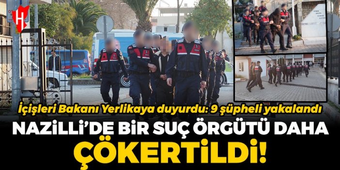 Aydın ve Hatay merkezli 9 ilde Kafes-50 operasyonu: 2 organize suç çetesi çökertildi, 37 şüpheli yakalandı