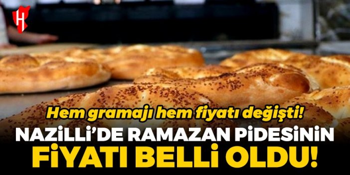 Nazilli’de Ramazan pidesinin fiyatı belli oldu