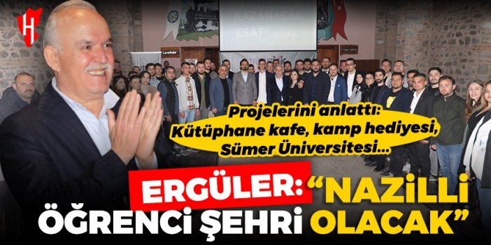 Cumhur İttifakı Nazilli Belediye Başkan Adayı Ergüler’den eğitim projeleri: “Nazilli öğrenci şehri olacak”