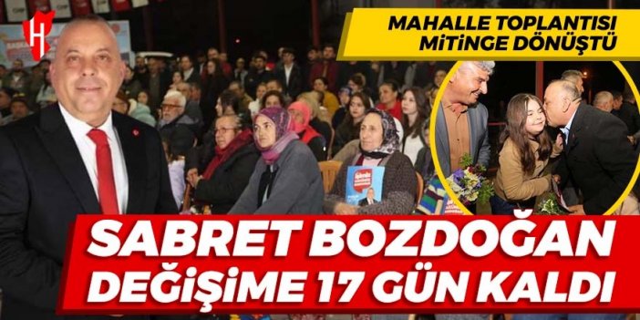 CHP’li Özel: “Bozdoğan değişim istiyor”