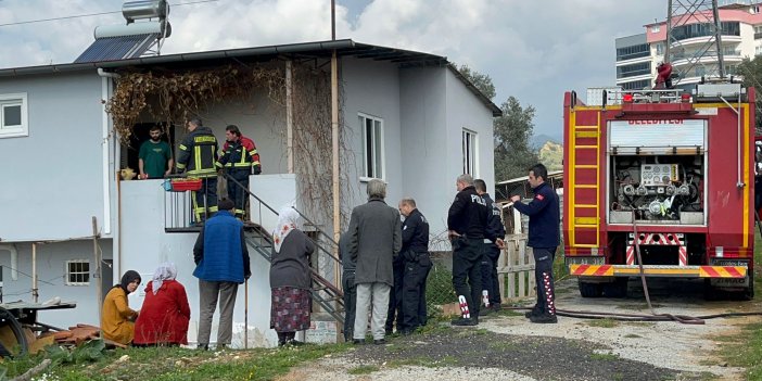 Nazilli’de bu da oldu! Öfkeli adam eşi dönmeyince evini ateşe verdi…