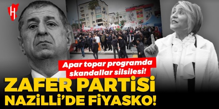 Ümit Özdağ’ın Nazilli programı çileye döndü!