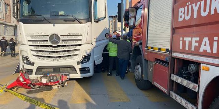 Aydın’da motosikletle tır çarpıştı! Feci kazada sürücü öldü