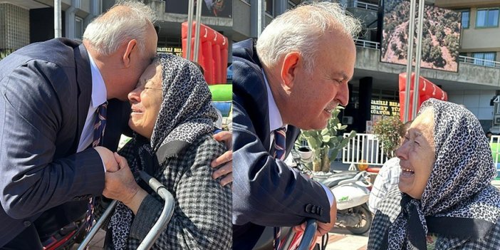 Nazillili Fatma nineden Ergüler’e vefa: Yıllar önceki iyiliği unutmadı, duygu dolu anlar yaşandı