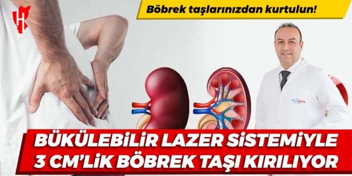 Op. Dr. Ayköse, böbrek taşı tedavisinde en son teknolojiyi anlattı