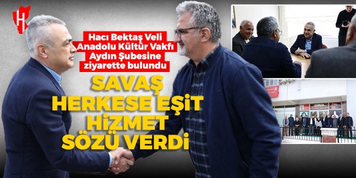 Cumhur İttifakı Aydın adayı Mustafa Savaş herkese eşit hizmet sözü verdi