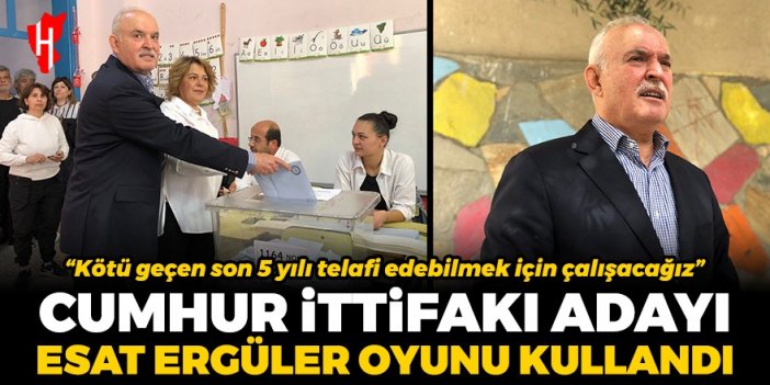 Cumhur İttifakı Nazilli adayı Esat Ergüler, oyunu kullandı: Kötü geçen son 5 yılı telafi edebilmek için çalışacağız