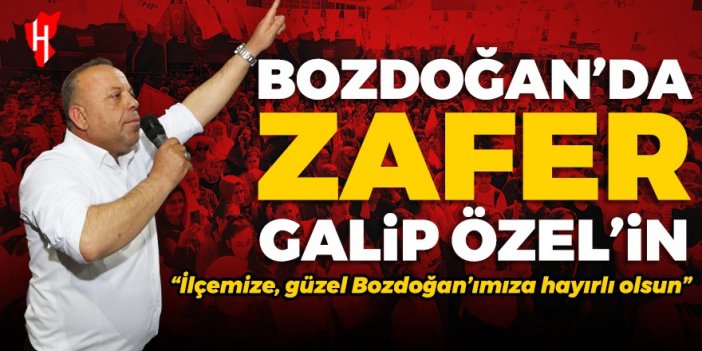 Bozdoğan'da zafer Mustafa Galip Özel'in oldu