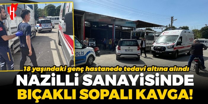 Nazilli’de bıçaklı sopalı kavga: 1 yaralı