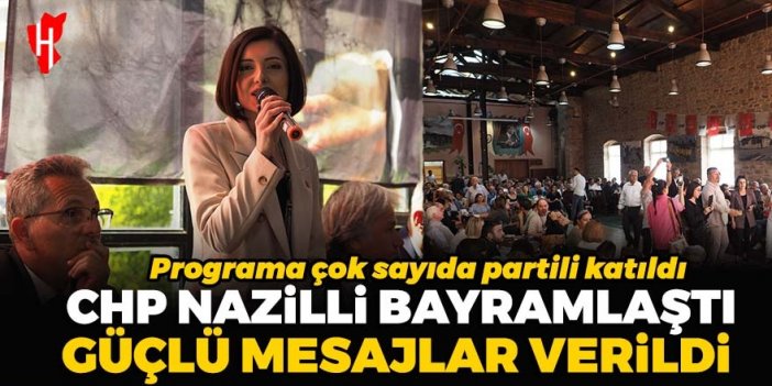 Çok sayıda partili katıldı… CHP Nazilli bayramlaştı, ileriye yönelik güçlü mesajlar verildi…