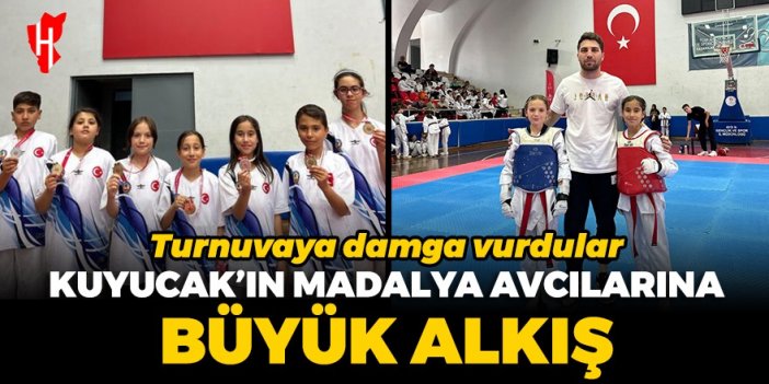 Kuyucak’ın madalya avcıları turnuvaya damga vurdular