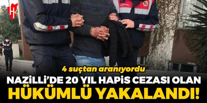 Nazilli’de aranan hükümlü yakalandı: 4 suçtan aranıyordu