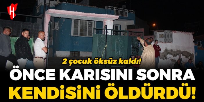 Eşini tüfekle öldürdükten sonra kendini öldürdü!