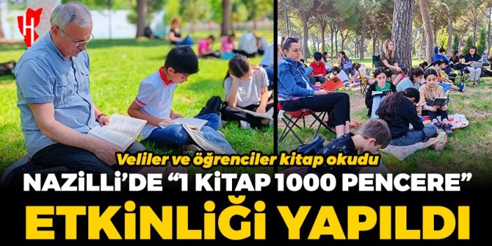 Nazilli’de “1 kitap 1000 pencere” etkinliği yapıldı