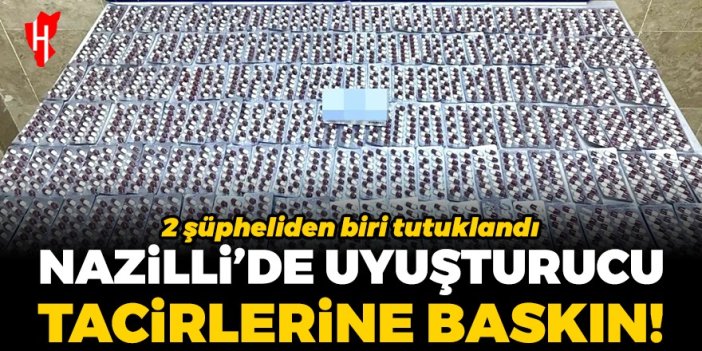 Nazilli’de uyuşturucu operasyonu: 3 bin 650 sentetik hap ele geçirildi