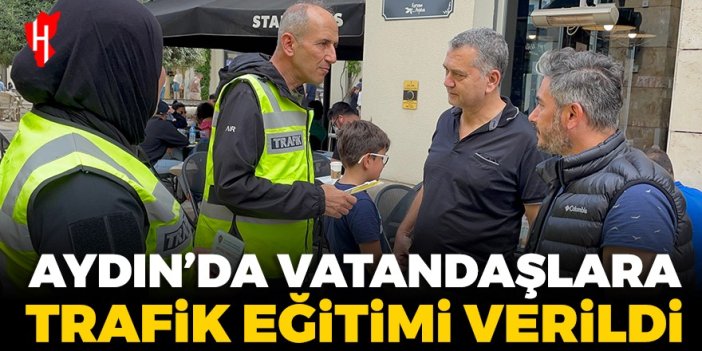 Aydın'da vatandaşlara trafik eğitimi verildi