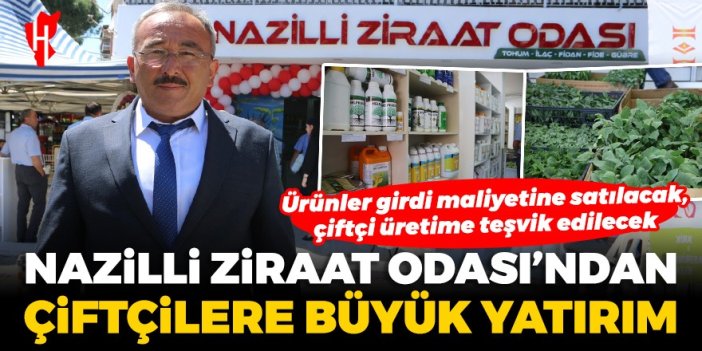 Nazilli Ziraat Odası’ndan çiftçilere nefes aldıracak proje devreye girdi