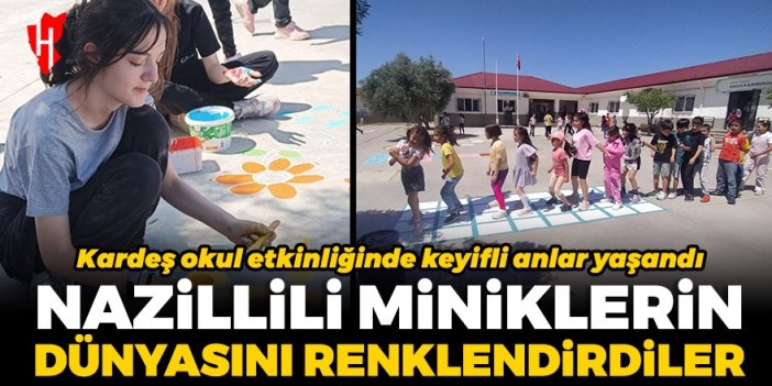 Nazillili miniklerin dünyasını renklendirdiler