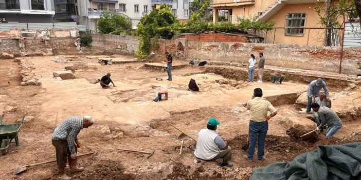 İnşaat temelinde tarihi kalıntılar bulundu