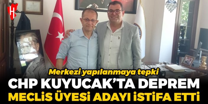 CHP Kuyucak'ta deprem: Meclis üyesi adayı Soner Düztepe partiden istifa etti