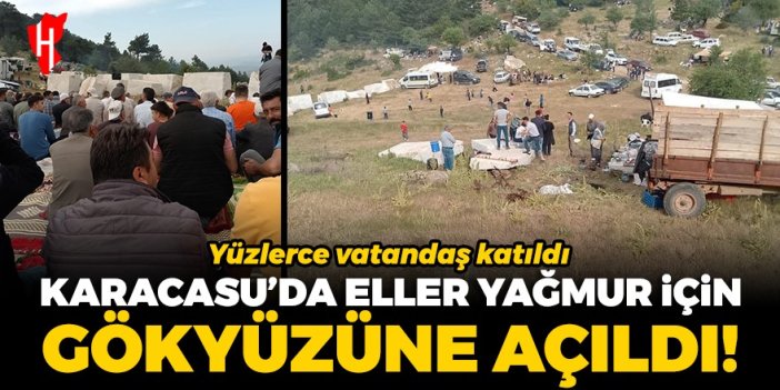 Karacasu'da eller yağmur için gökyüzüne açıldı