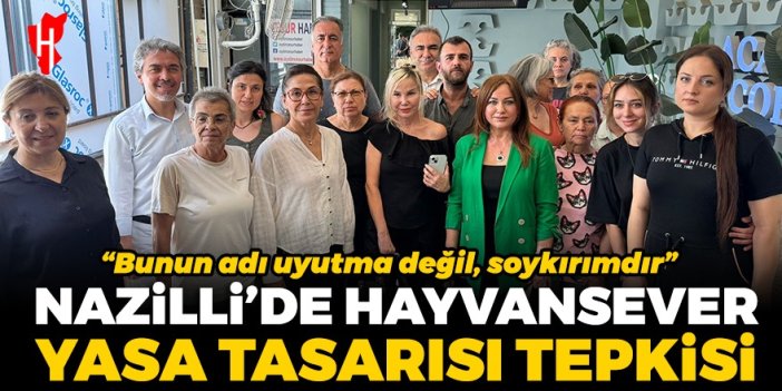 Nazilli’de hayvanseverlerden ‘yasa tasarısı’ tepkisi: Bunun adı uyutma değil, soykırımdır