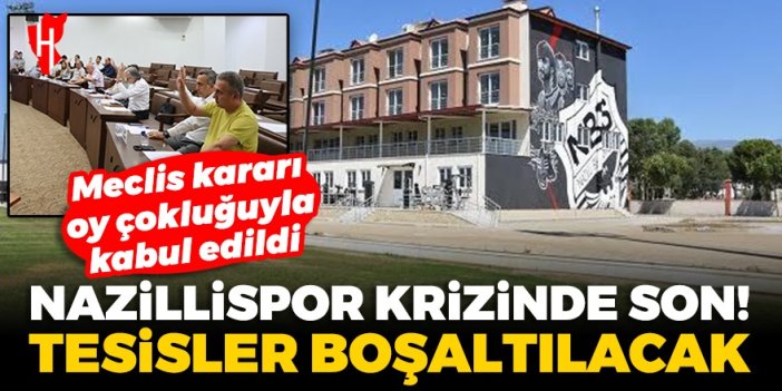 Nazilli’de tesis krizinde son! Siyah beyazlı ekip tesisleri boşaltacak…