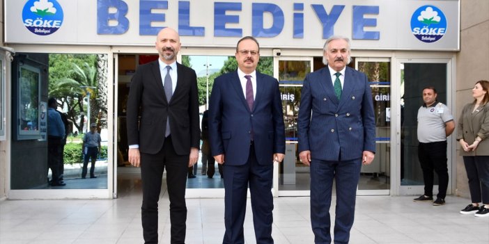 Vali Canbolat'tan Söke Belediye Başkanı Arıkan'a ziyaret