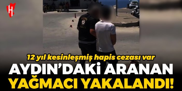 Aydın'daki aranan yağmacı yakalandı!