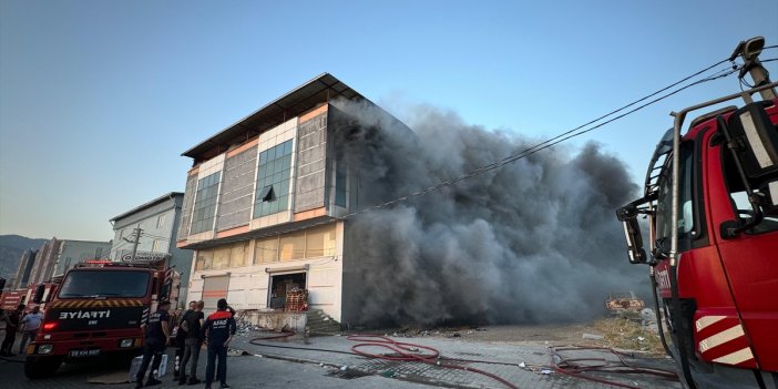 Aydın'da yangın! Alevler otluk alandan fabrikaya sıçradı: Müdahale sürüyor