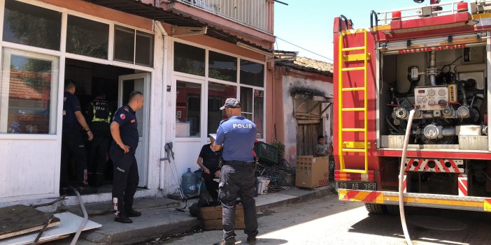 Nazilli’de faciadan dönüldü: Fırın kül oluyordu, ekiplerden hayati müdahale