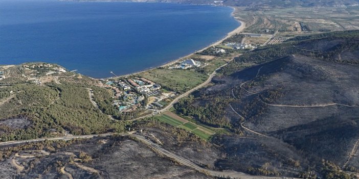 Kuşadası-Selçuk orman yangını kontrol altına alındı