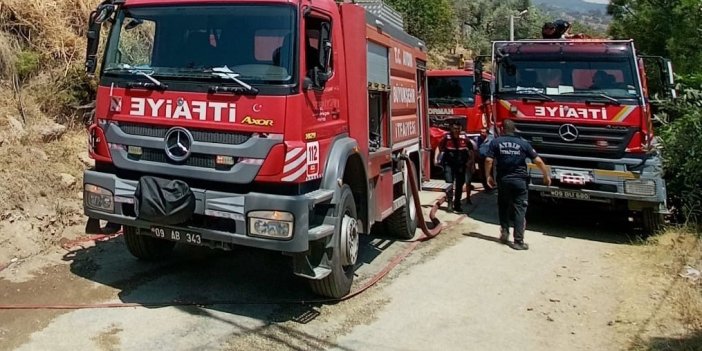 Odunluktan bir anda alevler yükseldi! Ekipler son anda müdahale etti