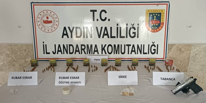 Nazilli’de düzenlenen uyuşturucu operasyonunda Roma sikkeleri ele geçirildi