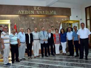 Efeler Kent Konseyi, Vali Ayyıldız'ı Ziyaret Etti