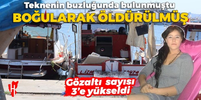 Teknenin buzluğunda bulunmuştu... Genç kadın boğularak öldürülmüş