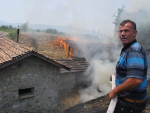 Dinamit Deposundaki Yangın Korkuttu