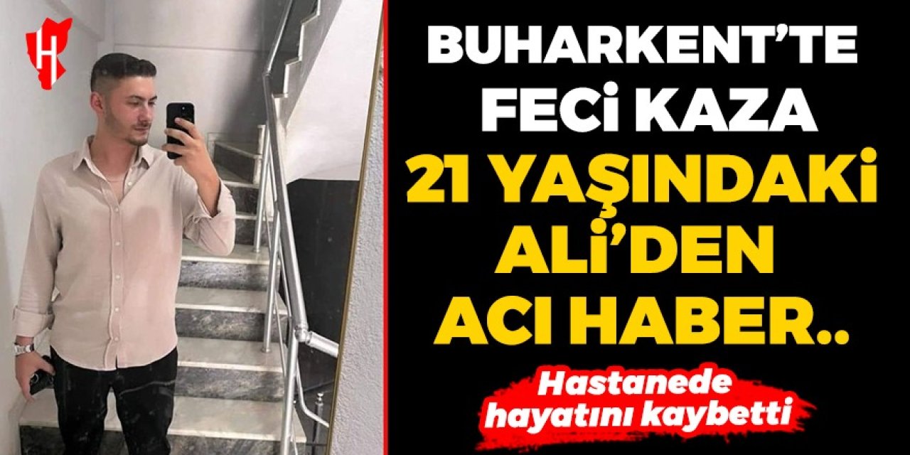 Buharkent’te feci kaza: Trafik levhasına çarpan 21 yaşındaki Ali’den acı haber...