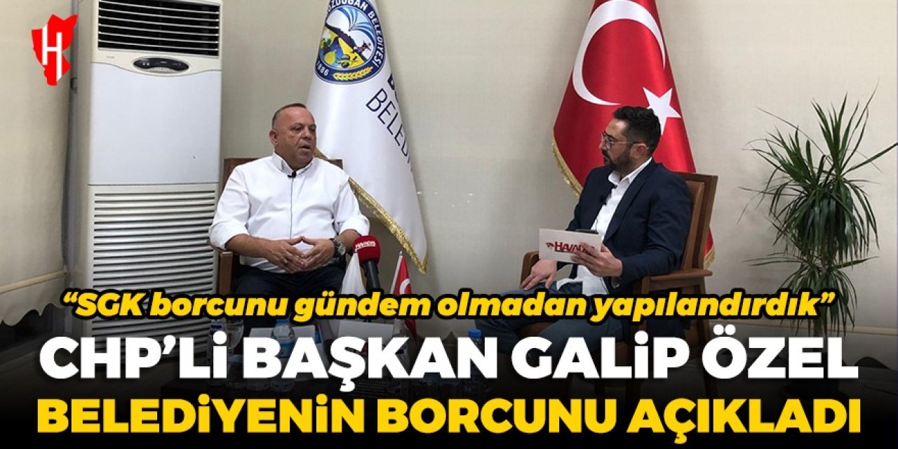 CHP’li Bozdoğan Belediye Başkanı Özel, belediyenin borcunu açıkladı