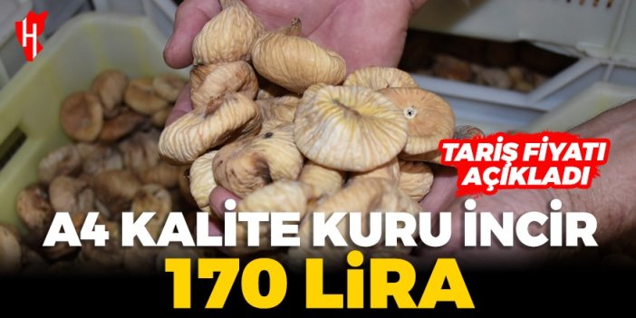 Tariş kuru incir alım fiyatlarını açıkladı