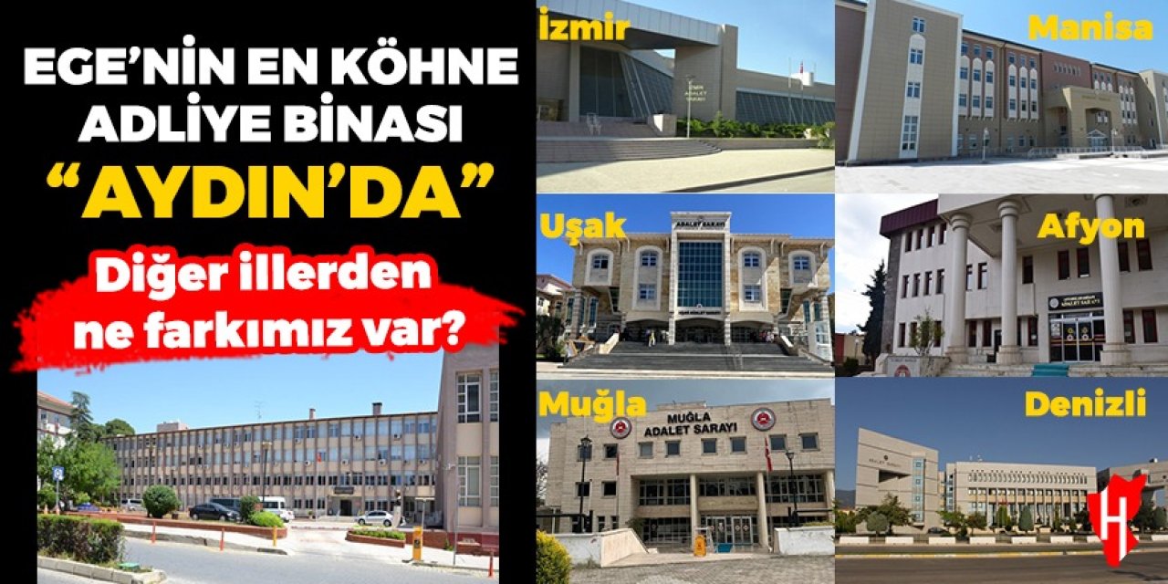 Ege'nin en köhne adliye binası Aydın'da